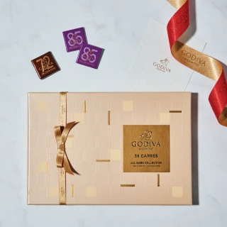 【GODIVA】片裝黑巧克力禮盒36片裝 限定款