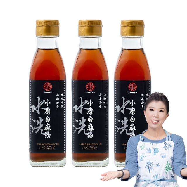 【真老麻油】純油磅黑麻油200ml(純黑麻油)