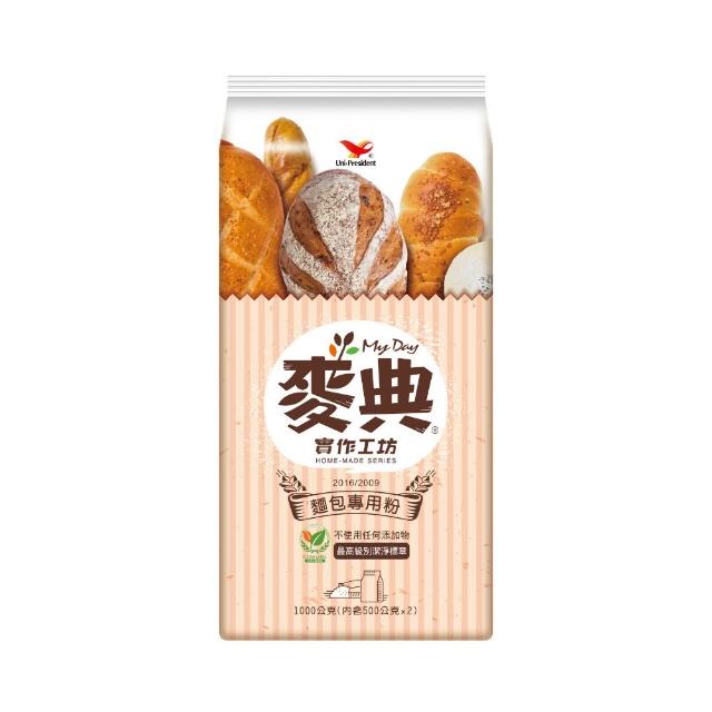【統一】麥典實作工坊麵包專用粉1kgx12入/箱