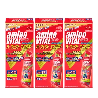 【Ajinomoto 味之素】aminoVITAL aminoShot胺基酸能量飲 4包x3盒裝(胺基酸 能量補給 耐力型 單手包)