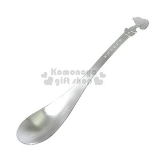 【小禮堂】史努比 日製造型不鏽鋼湯匙《大.銀.側站》特殊質感素雅可愛