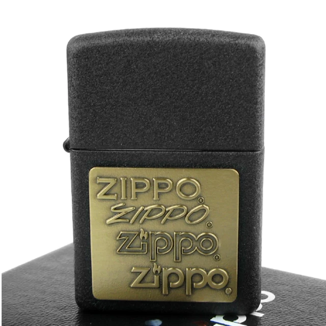 【ZIPPO】美系-四代LOGO-Brass Emblem(黃銅貼飾)