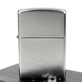 【ZIPPO】美系-Chrome Arch弧形拉絲刷紋鍍鉻打火機
