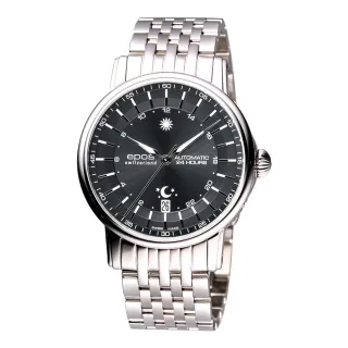 【epos 愛寶時】旗鑑典藏太陽之神機械錶-灰/42mm 送禮 禮物 推薦(3390.302.20.14.30)