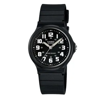 【CASIO】簡約視覺效果輕薄腕錶(MQ-71-1B)