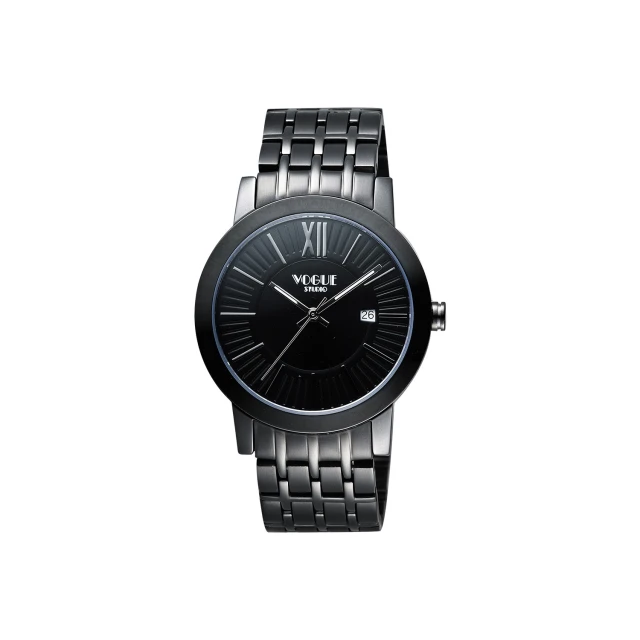 【VOGUE】尊爵時尚羅馬手錶-IP黑/40mm(2V1407-231D-D)