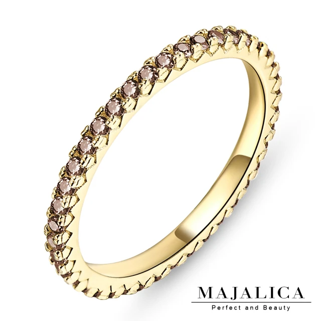 【Majalica】925純銀戒指女戒 線戒尾戒 金色款 單個價格 PR04003-3(C款)