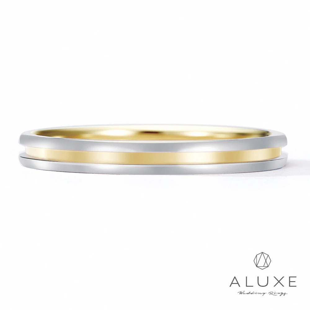 Aluxe亞立詩 Pt900鉑金情侶結婚戒指 男戒 Momo購物網