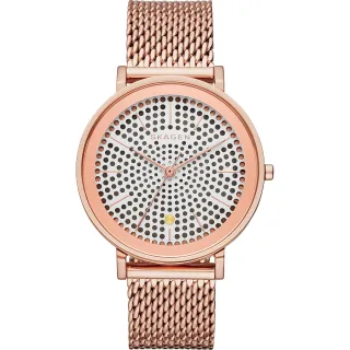 【SKAGEN】HALD 系列 solar 北歐風米蘭女錶-玫塊金/34mm 禮物 送禮 推薦(SKW2447)