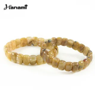 【Hanami】財富滿滿天然鈦晶板珠手鍊