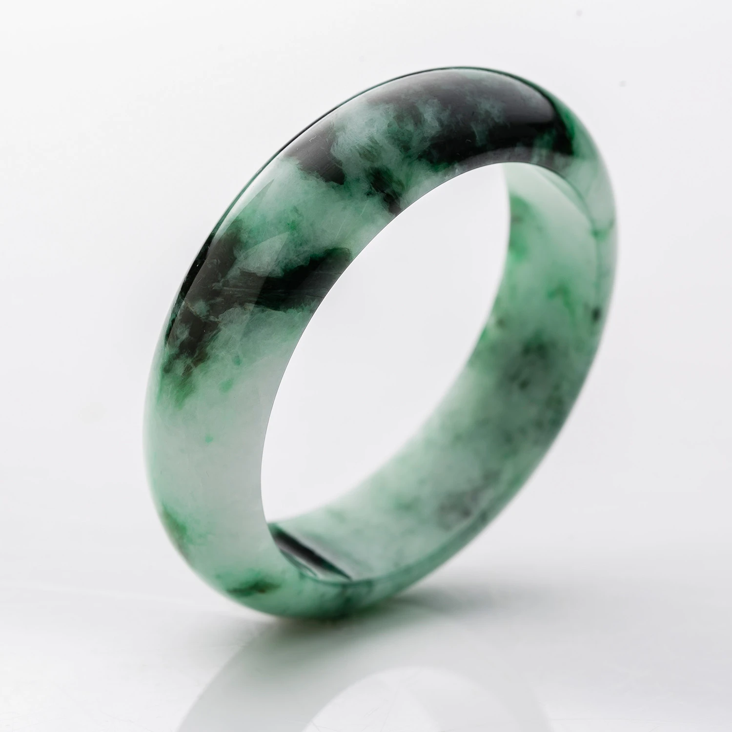 金玉滿堂 花青翡翠手鐲 Momo購物網