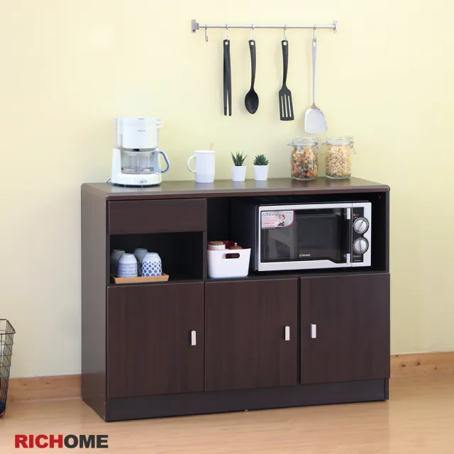 Richome 北歐風多功能防潑水三門一抽餐櫃 收納櫃 置物櫃 中島櫃 廚房櫃 2色 台灣製 Momo購物網 Richome 北歐風多功能防潑水三門一抽餐櫃 收納櫃 置物櫃 中島櫃 廚房櫃 2色 台灣製 Momo購物網