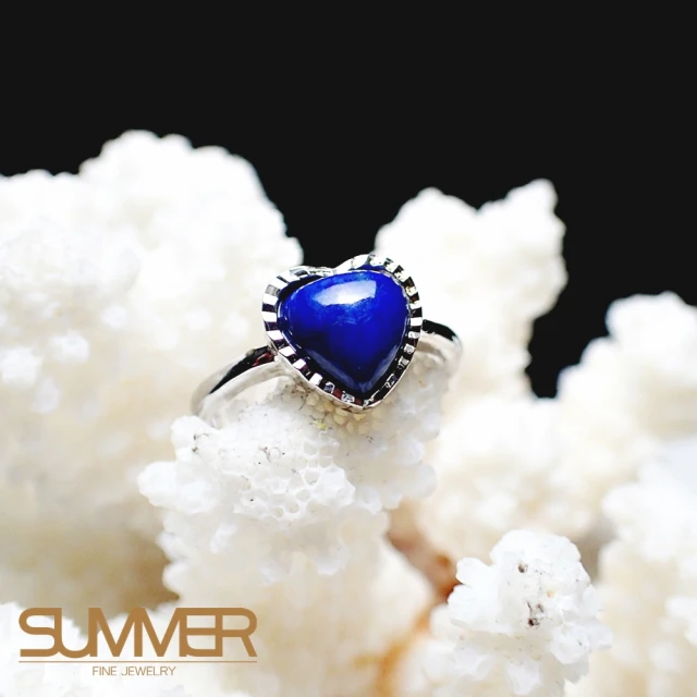 【SUMMER寶石】天然《青金石》設計款戒指(-P3-10)