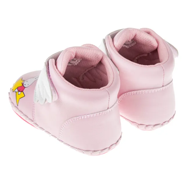【布布童鞋】Miffy米飛兔夢幻小翅膀粉色寶寶皮革靴(L7S033G)
