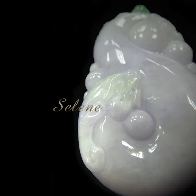 【Selene】春帶彩種地如意貔貅墜(A貨翡翠9393)