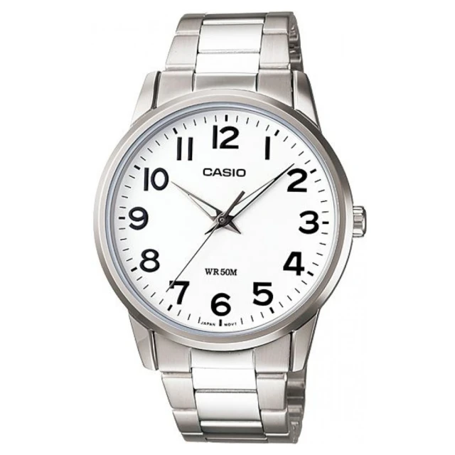 【CASIO 卡西歐】時尚新貴造型腕錶(MTP-1303D-7B)