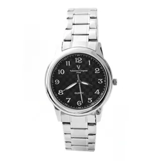 【范倫鐵諾․古柏】經典格紋不鏽鋼手錶對錶 原廠公司貨