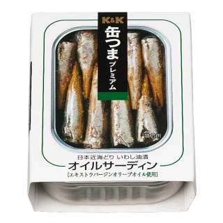 【K&K】油浸沙丁魚 105g(日本百年品牌)
