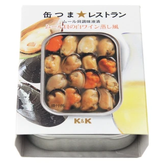 【K&K】白酒煮淡菜 95g(日本百年品牌)