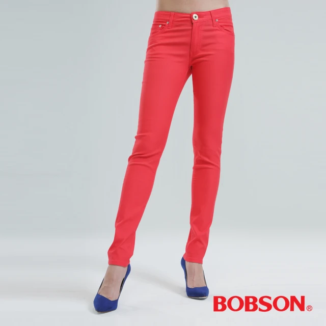 BOBSON 女款高腰彈性色布短褲(266-12) 推薦