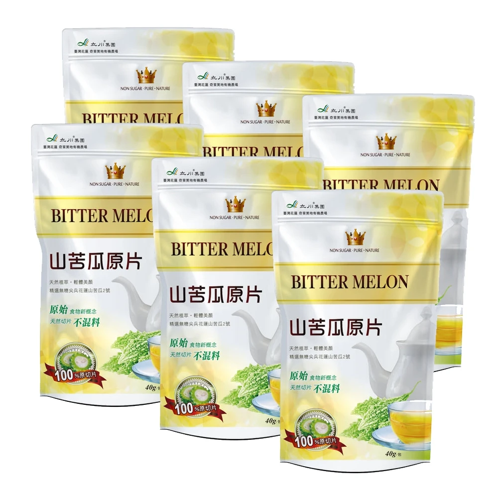 長榮生醫 立川奇萊美地友善栽種山苦瓜片 6包組 Momo購物網