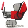 【OMAX】自行車舒適兒童安全後座椅-台製-紅