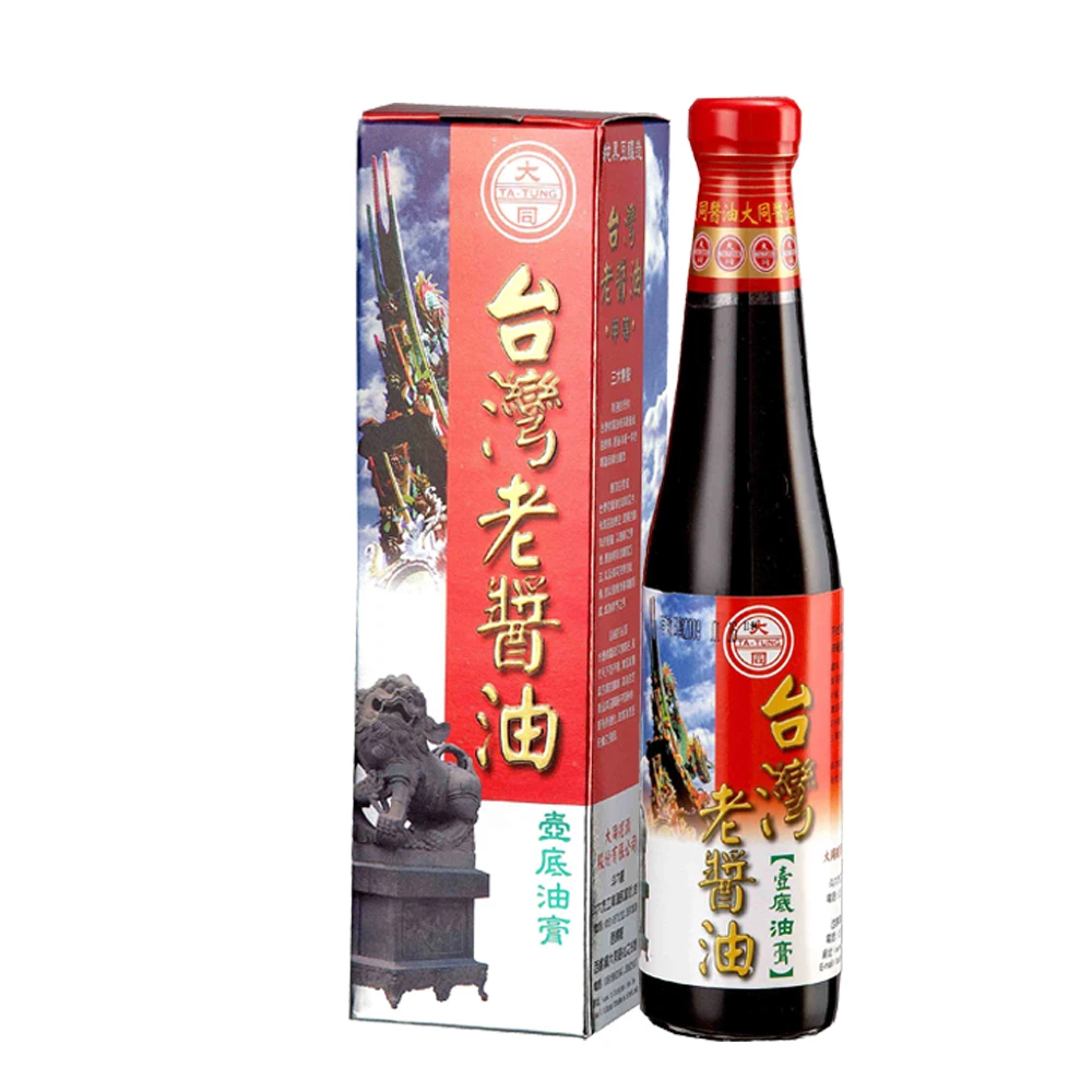 【西螺大同醬油】台灣老醬油壼底油膏 420g/瓶(手工粹釀180天)