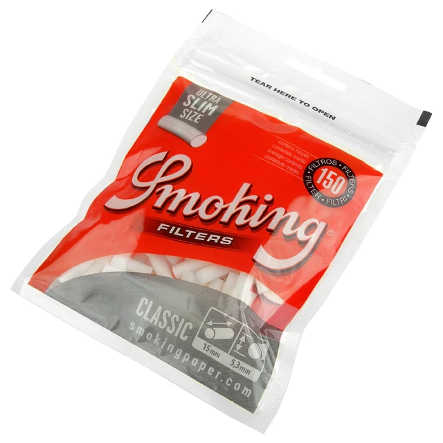 【Smoking】西班牙進口-捲煙專用濾嘴-Ultra Slim超細5.3mm*2包