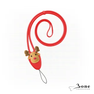 【Bone】大逗扣彈力頸掛繩-麋鹿(證件掛繩 手機掛繩)