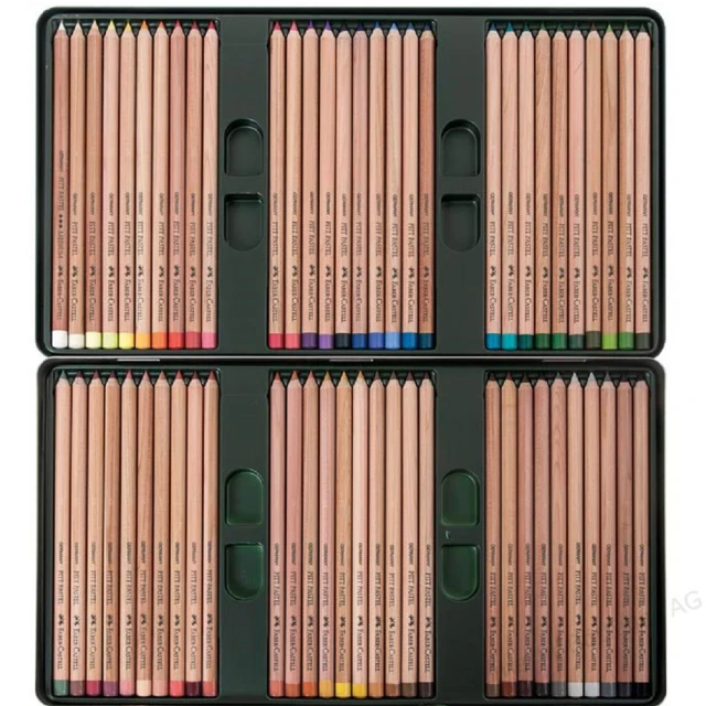 Faber-Castell 藝術家級PITT粉彩色鉛筆60色精緻鐵盒裝(112160)