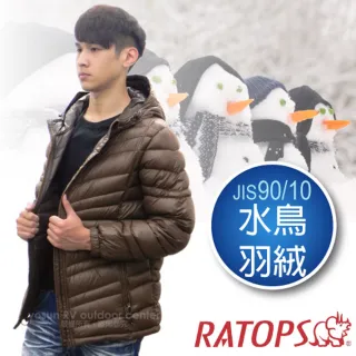 【瑞多仕-RATOPS】男20丹超輕羽絨衣.羽絨外套.保暖外套.雪衣(RAD356 咖啡色)
