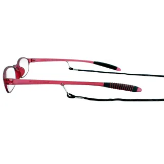 【KEL MODE】瑞士進口 EMS-TR90輕量彈性鏡框-老花眼鏡(紅/黑)