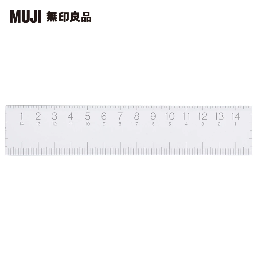 Muji 無印良品 壓克力透明尺 15cm Momo購物網