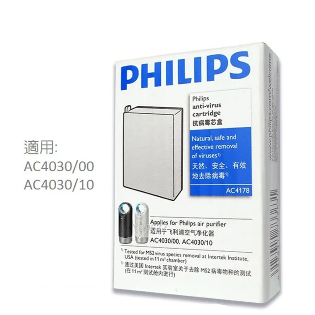 【AC4030專用】PHILIPS 飛利浦空氣清淨機專用抗菌匣(AC4178)