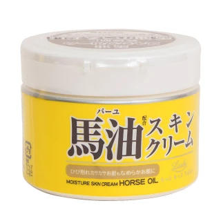 【日本Loshi】馬油保濕乳霜 220g(滋潤不黏膩)