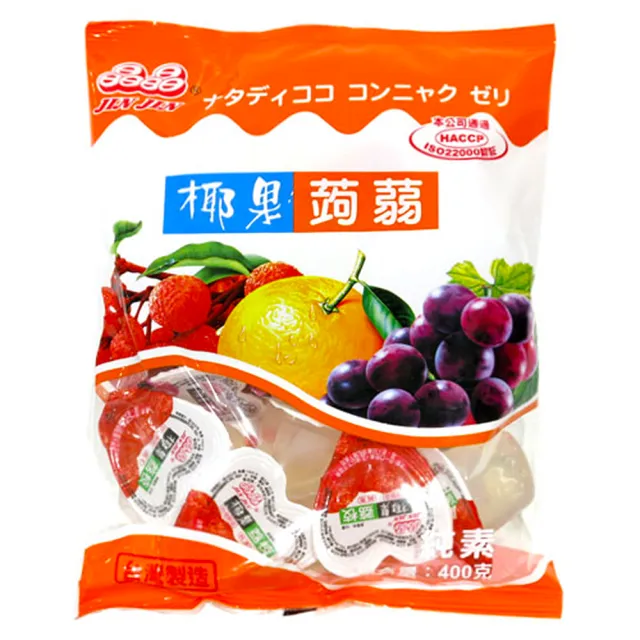 【晶晶】椰果蒟蒻果凍（綜合口味）(400g)