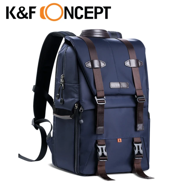 【K&F Concept】時尚者 專業攝影單眼相機後背包-藍(KF13.087)