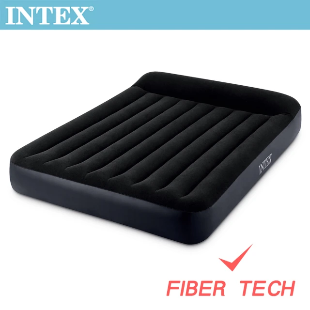 【INTEX】舒適雙人特大充氣床-寬183cm(FIBER TECH_64144)