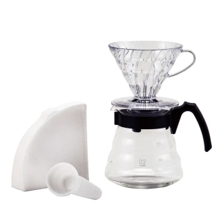 【HARIO】V60系列手沖咖啡套組(咖啡濾杯+咖啡壺)