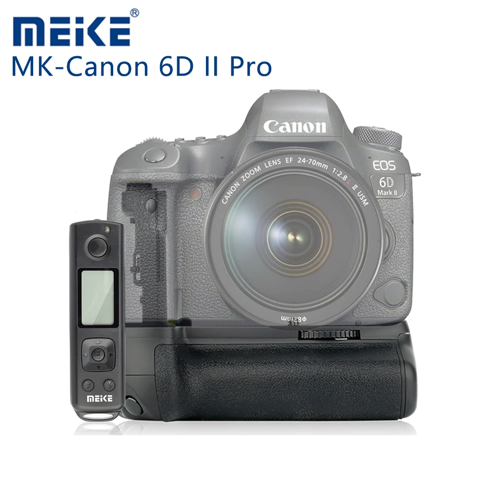 【Meike 美科】Canon 6D II Pro 垂直手把 BG-E21(附遙控器)