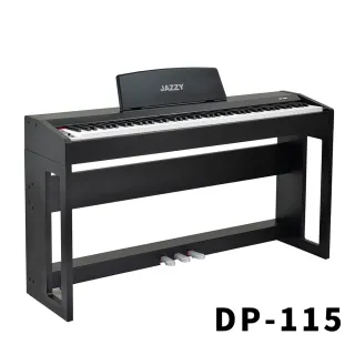 【JAZZY-DP115】88鍵力度感應電鋼琴 三踏板 小體積(可拆式、輕極重鎚手感、可MIDI編輯)