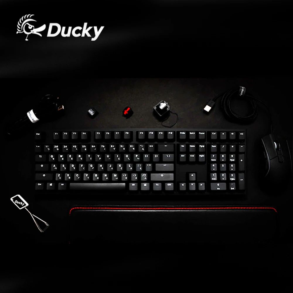 【Ducky】One2 Phantom Black 魅影黑二色 機械式鍵盤 靜音紅軸 中文 PBT