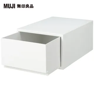 【MUJI 無印良品】PP盒/深型/正反疊/白灰
