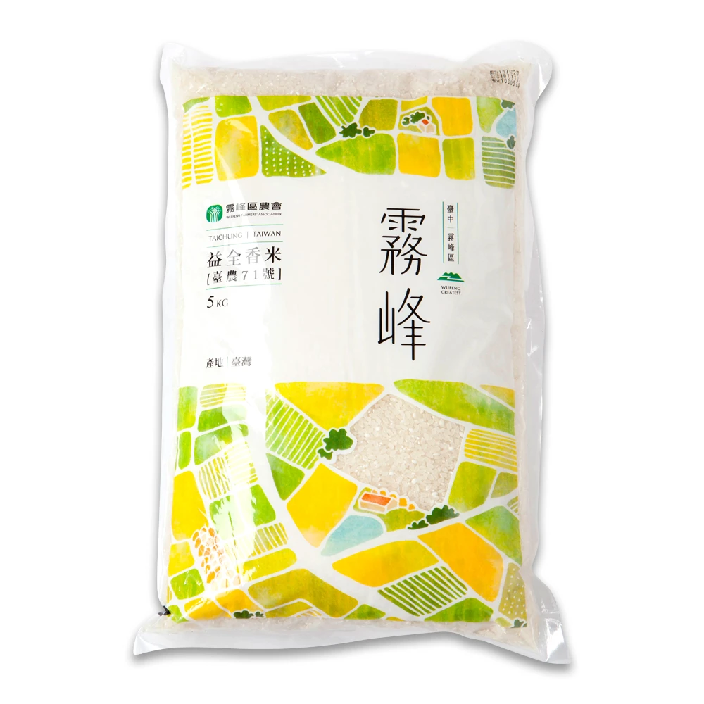 霧峰鄉農會 霧峰香米 5kg Momo購物網