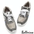 【Ballerina】穿梭紐約街頭 • 復刻Ｂ字綁帶休閒鞋(灰)