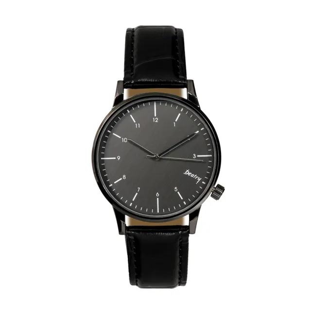韓風皮革錶帶  簡約金屬紋手錶(手錶 男錶 女錶 對錶 生日 情人節 交換禮物)