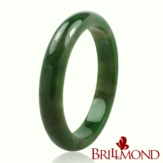 【BRILLMOND JEWELRY】典藏頂級天然和闐碧玉手鐲(12MM)