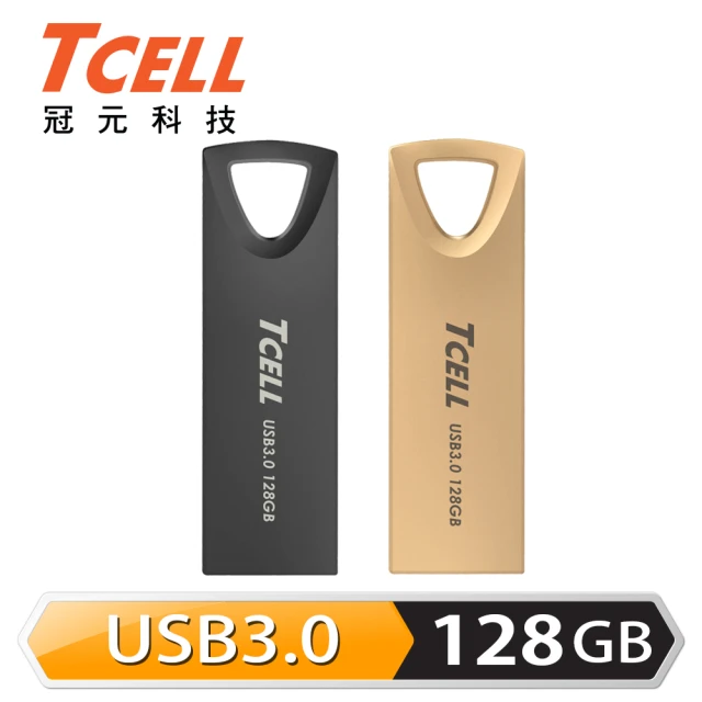 第01名 【TCELL 冠元】USB3.0 128GB 浮世繪鋅合金隨身碟