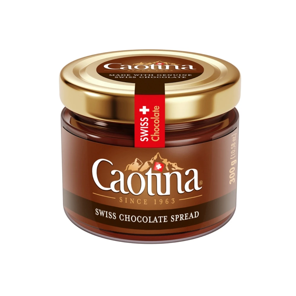 【瑞士可提娜】Caotina頂級瑞士巧克力醬300g(有效日期2022/08/11)
