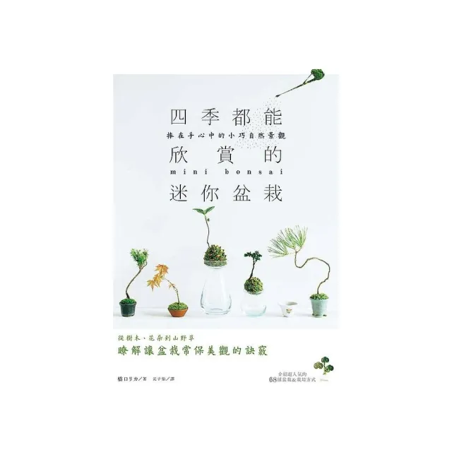 四季都能欣賞的迷你盆栽：捧在手心中的小巧自然景觀 | 拾書所